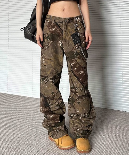 【 MEMECLE / メメクル 】ツリーカモパンツ（その他パンツ）｜MEMECLE（メメクル）