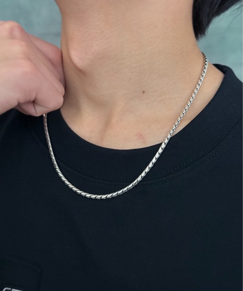セール】【B-925 SILVER】925ネックレス b925-n009-39g