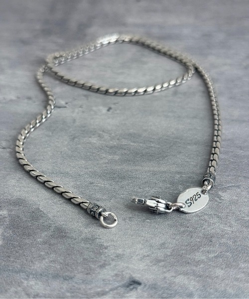 未使用♦シルバー925刻印♦羽型ブラックコードネックレス♦５０％OFF➕Tセール Silver925 Round Ball Long Necklace FAFAO -ファファオ- | Ops