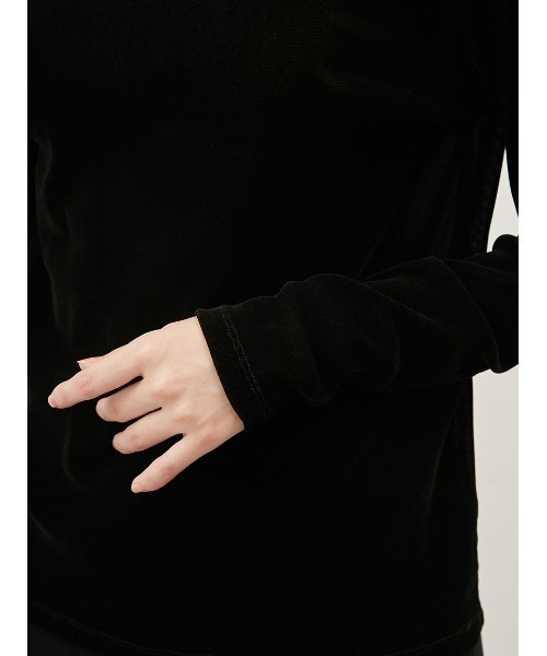 Mila Owen（ミラオーウェン）の「フロッキーメッシュT【手洗い可能】（Tシャツ/カットソー・レディース・イエロー/ブラック/アイボリー/ピンク・1/0）」の11枚目の写真