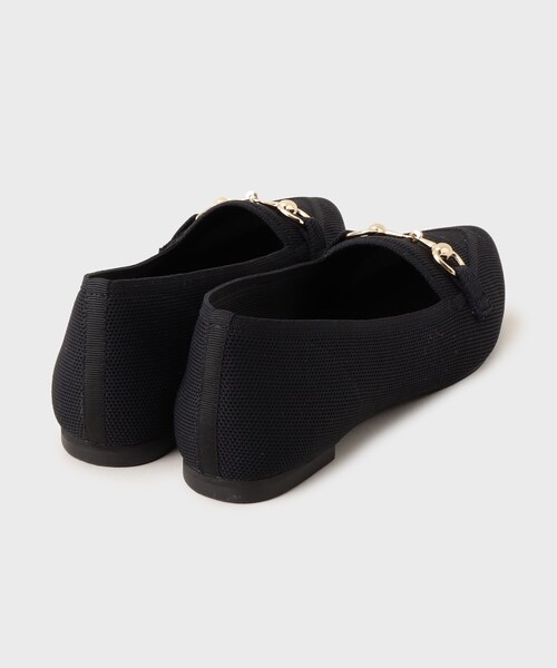 UNTITLED（アンタイトル）の「【軽い！洗える！】リサイクルニットローファー（その他シューズ・レディース・ブラック/ベージュ・25/35/45）」の6枚目の写真