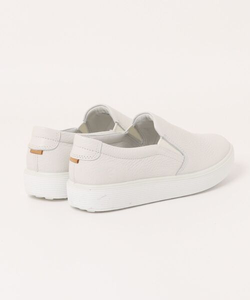 ECCO(エコー)の「ECCO ソフト 60 本革 レディース カジュアル スニーカー スリッポン(スリッポン・レディース・ホワイト・38/37/35/39/36)」の2枚目の写真