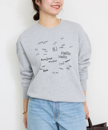 ＋81BRANCA | +81BRANCA/ハチイチブランカ SLOBE別注 HELLO スウェット(スウェット)