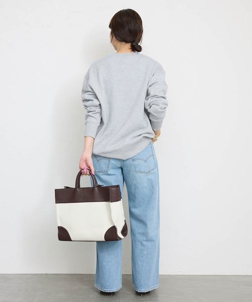 ＋81BRANCA（ハチイチブランカ）の「+81BRANCA/ハチイチブランカ SLOBE別注 HELLO スウェット（スウェット・レディース・ライトグレー/ホワイト・FREE）」の22枚目の写真