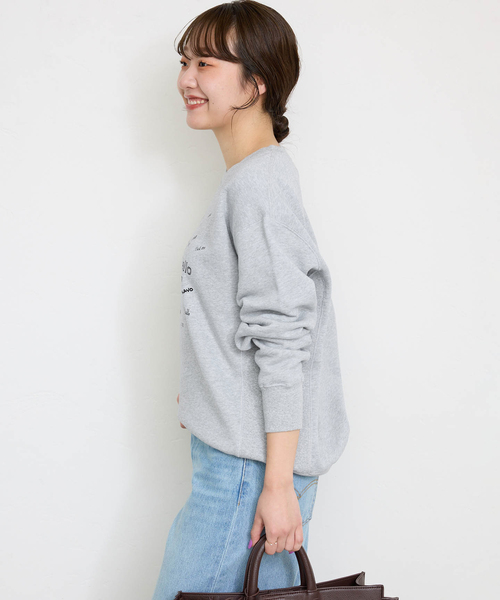 ＋81BRANCA（ハチイチブランカ）の「+81BRANCA/ハチイチブランカ SLOBE別注 HELLO スウェット（スウェット・レディース・ライトグレー/ホワイト・FREE）」の19枚目の写真