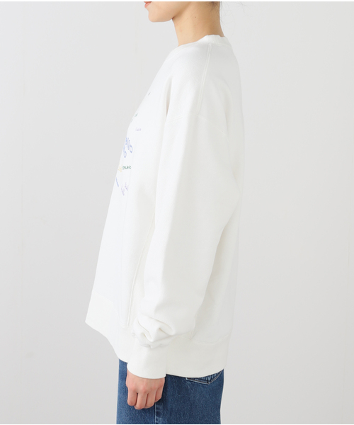 ＋81BRANCA（ハチイチブランカ）の「+81BRANCA/ハチイチブランカ SLOBE別注 HELLO スウェット（スウェット・レディース・ライトグレー/ホワイト・FREE）」の18枚目の写真