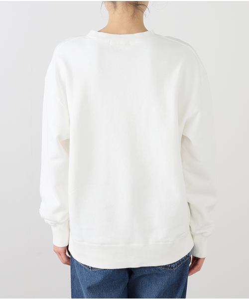 ＋81BRANCA（ハチイチブランカ）の「+81BRANCA/ハチイチブランカ SLOBE別注 HELLO スウェット（スウェット・レディース・ライトグレー/ホワイト・FREE）」の7枚目の写真