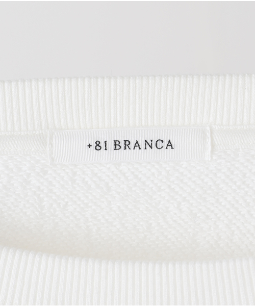 ＋81BRANCA（ハチイチブランカ）の「+81BRANCA/ハチイチブランカ SLOBE別注 HELLO スウェット（スウェット・レディース・ライトグレー/ホワイト・FREE）」の12枚目の写真