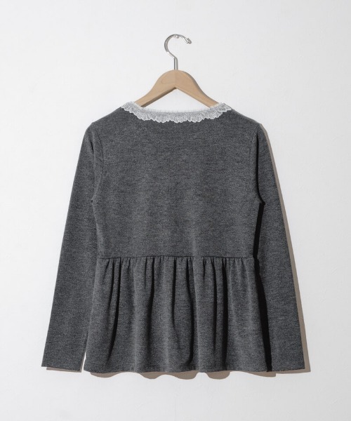 flower（フラワー）の「スワンレーストップ（Tシャツ/カットソー・レディース・アイボリー/グレー・FREE）」の8枚目の写真