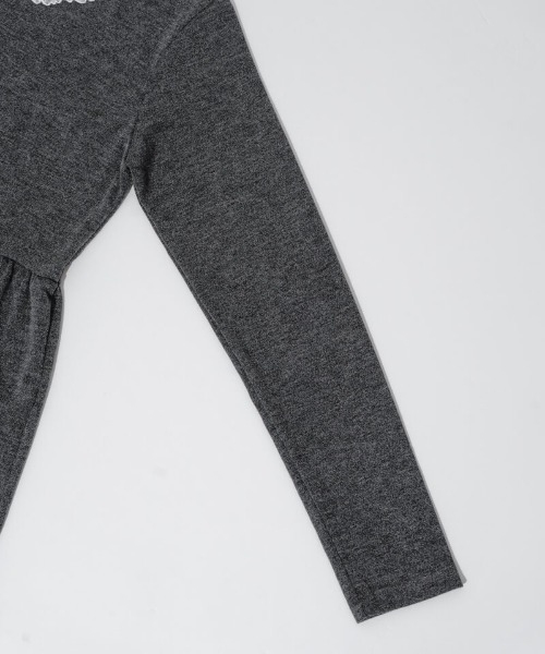 flower（フラワー）の「スワンレーストップ（Tシャツ/カットソー・レディース・アイボリー/グレー・FREE）」の12枚目の写真