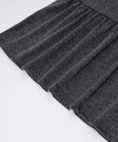 flower（フラワー）の「スワンレーストップ（Tシャツ/カットソー・レディース・アイボリー/グレー・FREE）」の13枚目の写真