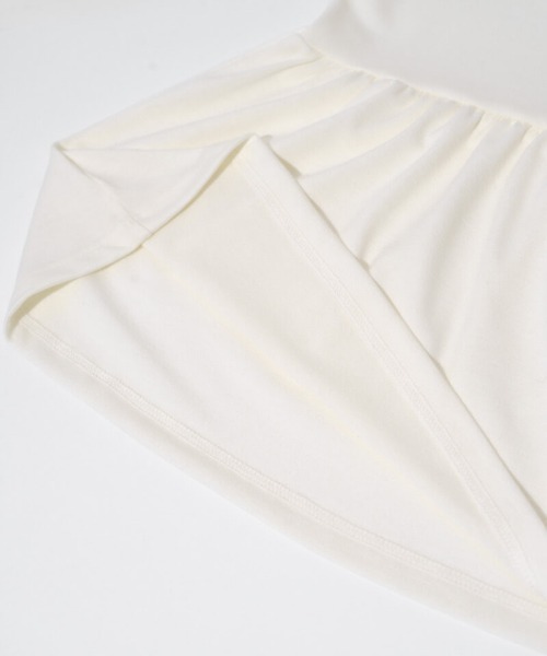 flower（フラワー）の「スワンレーストップ（Tシャツ/カットソー・レディース・アイボリー/グレー・FREE）」の3枚目の写真