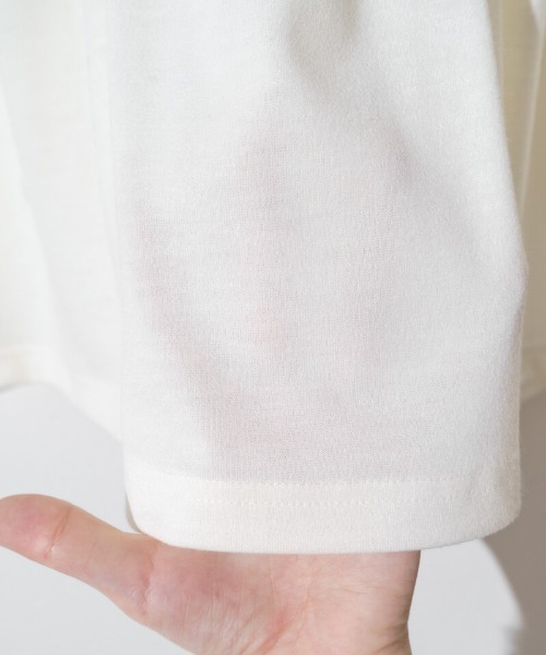 flower（フラワー）の「スワンレーストップ（Tシャツ/カットソー・レディース・アイボリー/グレー・FREE）」の4枚目の写真