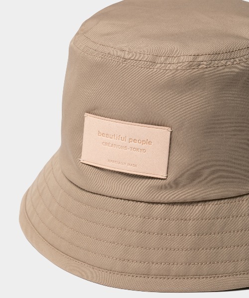 beautiful people（ビューティフルピープル）の「FINX high count closs fishing bucket hat（ハット・レディース・ベージュ・SMALL）」の3枚目の写真