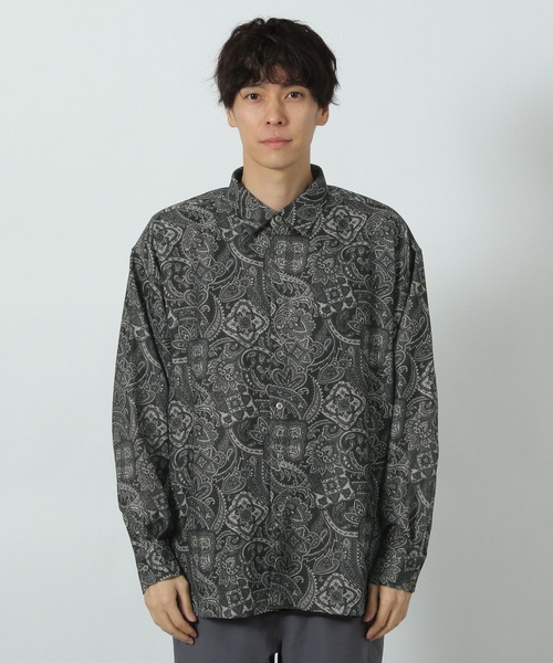 LAKOLE(ラコレ)の「メッシュペイズリーシャツ / 289282(シャツ/ブラウス・メンズ・ネイビー/グリーン/ブラック・MEDIUM/LARGE)」の13枚目の写真