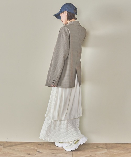 LAKOLE（ラコレ）の「プリーツティアードスカート / 319092（スカート・レディース・ブラック/グレー/オフホワイト/イエロー・FREE）」の9枚目の写真