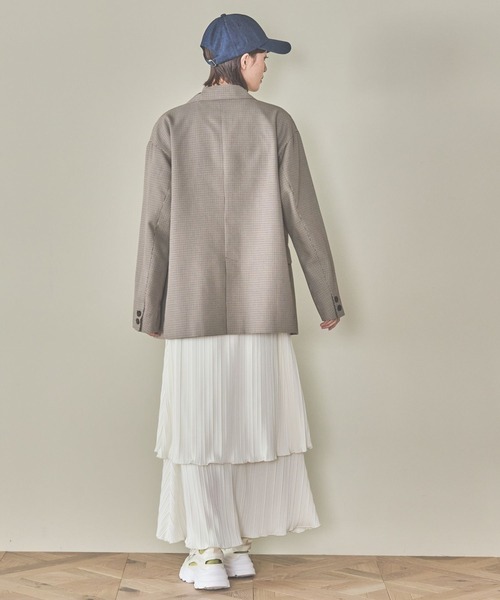 LAKOLE（ラコレ）の「プリーツティアードスカート / 319092（スカート・レディース・ブラック/グレー/オフホワイト/イエロー・FREE）」の10枚目の写真