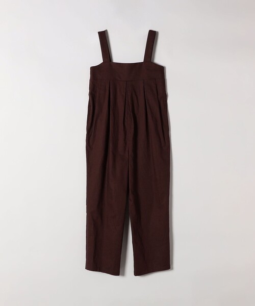 SHIPS any(シップス エニィ)の「SHIPS any:〈洗濯機可能〉リネン ミックス タック ワイド サロペット(サロペット/オーバーオール・レディース・ブラウン/ネイビー・ONE SIZE)」の22枚目の写真