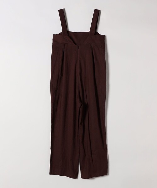 SHIPS any(シップス エニィ)の「SHIPS any:〈洗濯機可能〉リネン ミックス タック ワイド サロペット(サロペット/オーバーオール・レディース・ブラウン/ネイビー・ONE SIZE)」の15枚目の写真