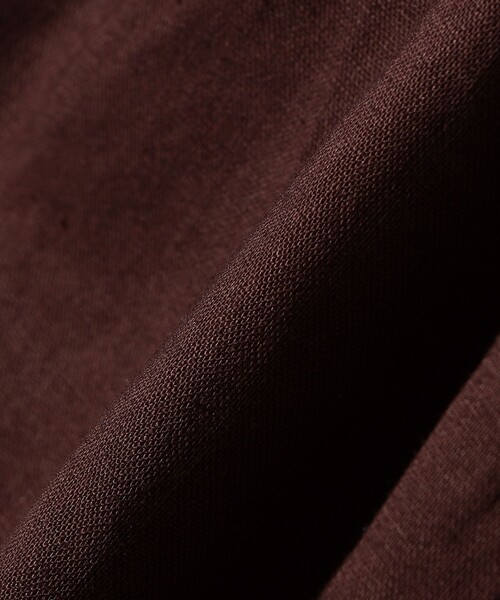 SHIPS any(シップス エニィ)の「SHIPS any:〈洗濯機可能〉リネン ミックス タック ワイド サロペット(サロペット/オーバーオール・レディース・ブラウン/ネイビー・ONE SIZE)」の21枚目の写真