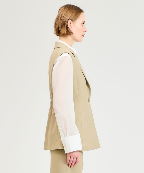 ESSENCEOFLUXURY / リネン コットン ジレ｜ESTNATION ONLINE