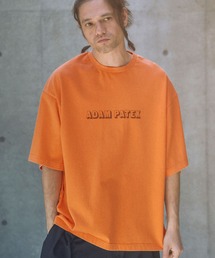 ADAMPATEK/shadow logo short sleeve T/シャドウロゴプリントTシャツ