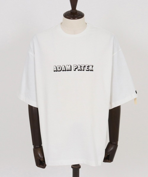 ADAM PATEK（アダムパテック）の「ADAMPATEK/shadow logo short sleeve T/シャドウロゴプリントTシャツ（Tシャツ/カットソー・メンズ・オレンジ/ホワイト/ブラック・1/2）」の19枚目の写真