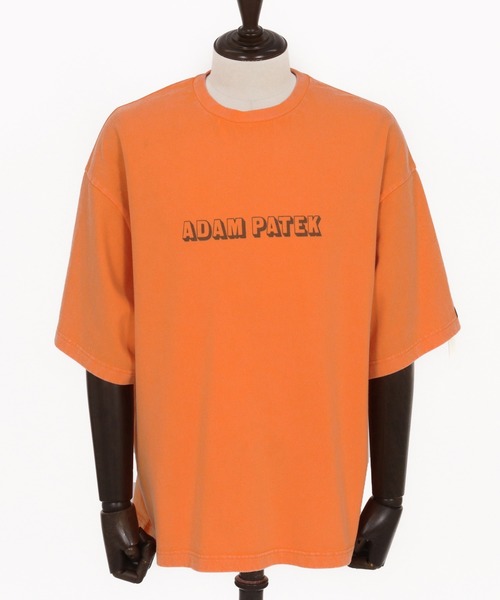 ADAM PATEK（アダムパテック）の「ADAMPATEK/shadow logo short sleeve T/シャドウロゴプリントTシャツ（Tシャツ/カットソー・メンズ・オレンジ/ホワイト/ブラック・1/2）」の21枚目の写真