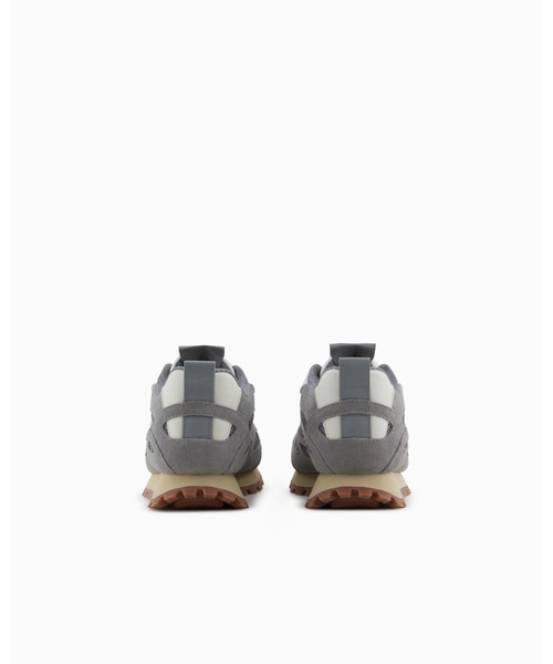 ARMANI EXCHANGE（アルマーニエクスチェンジ）の「【A|X アルマーニ エクスチェンジ】AXロゴ ミックスマテリアル レースアップスニーカー（スニーカー・メンズ・ライトグレー/ホワイト系その他2・8/9/7/6.5/7.5/8.5/9.5/10/10.5/6）」の7枚目の写真