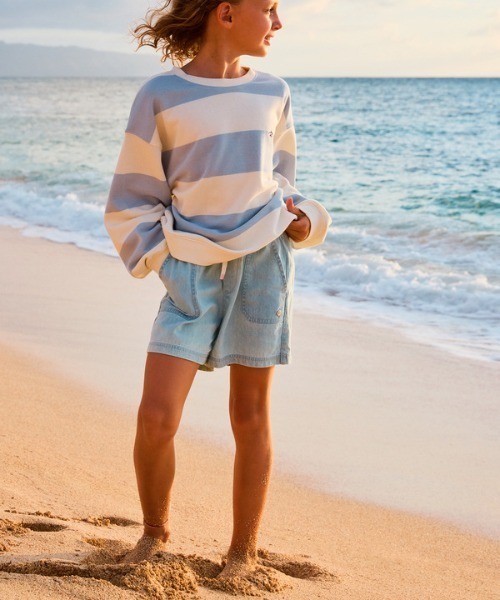 ROXY(ロキシー)の「CALL ON ME /ロキシーキッズコットンショートパンツ(その他パンツ・キッズ・ブルー・130/140/150)」の5枚目の写真