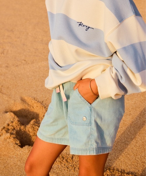 ROXY(ロキシー)の「CALL ON ME /ロキシーキッズコットンショートパンツ(その他パンツ・キッズ・ブルー・130/140/150)」の7枚目の写真
