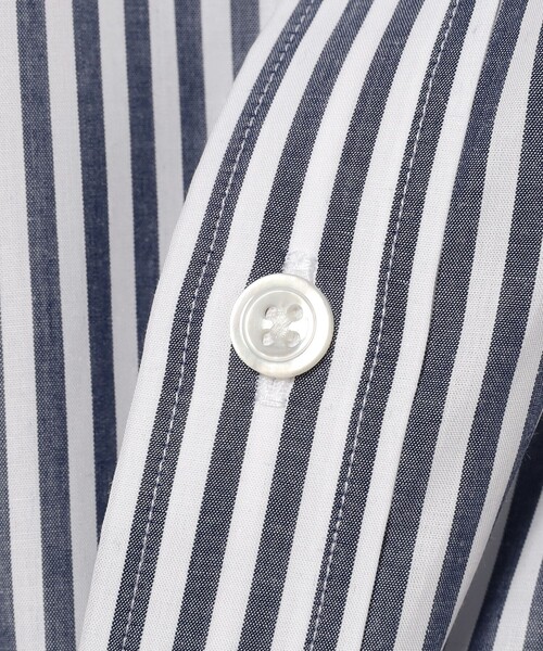 ENFOLD ストライプ ボリュームスリーブ シャツ 36 ENFOLD ストライプ ボリュームスリーブ シャツ 36 ストライプ