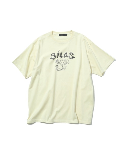 SILAS(サイラス)の「BULL TERRIER S/S TEE(Tシャツ/カットソー・メンズ・ブラック/オフホワイト/グリーン・M/L/XL)」の2枚目の写真