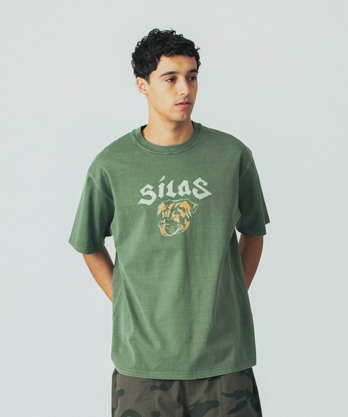 SILAS(サイラス)の「BULL TERRIER S/S TEE(Tシャツ/カットソー・メンズ・ブラック/オフホワイト/グリーン・M/L/XL)」の14枚目の写真