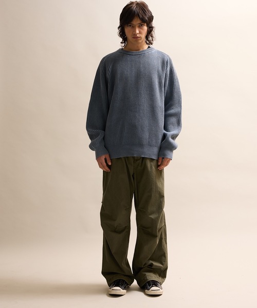VINTAGE OVERDYE ACID WASHED CREWNECK SWEATER / ヴィンテージ