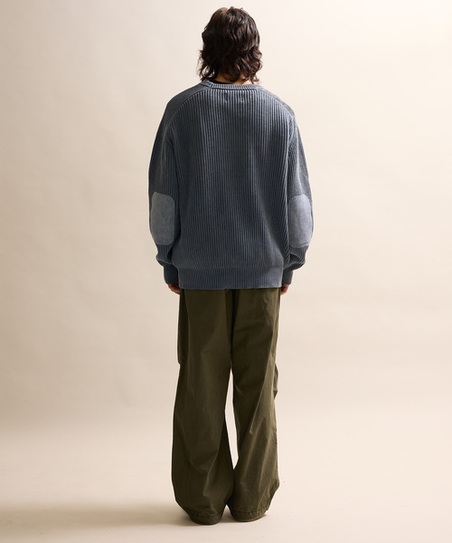 VINTAGE OVERDYE ACID WASHED CREWNECK SWEATER / ヴィンテージ