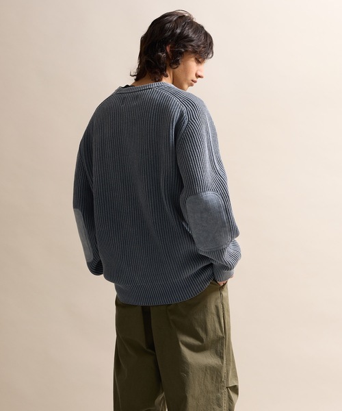 セール】VINTAGE OVERDYE ACID WASHED CREWNECK SWEATER