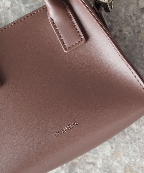 somlu.(ソンムル)の「【somlu.】スクエアミニショルダーバッグ(ショルダーバッグ・レディース・ブラウン/ブラック・FREE)」の16枚目の写真