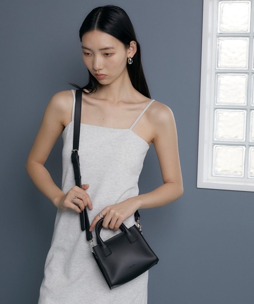 somlu.(ソンムル)の「【somlu.】スクエアミニショルダーバッグ(ショルダーバッグ・レディース・ブラウン/ブラック・FREE)」の11枚目の写真