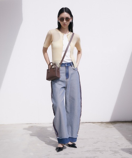 somlu.(ソンムル)の「【somlu.】スクエアミニショルダーバッグ(ショルダーバッグ・レディース・ブラウン/ブラック・FREE)」の22枚目の写真