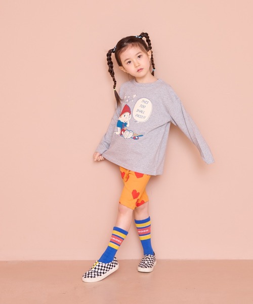 MARKEY'S(マーキーズ)の「総柄バイカーパンツ(その他パンツ・キッズ・ライトグリーン/グリーン/オレンジ/ライトブルー/ミント/パープル/レッド系その他/ブラック/ブラック系その他/グレー・80/90/100/110/120/130/140/150)」の14枚目の写真