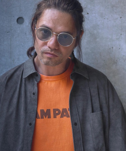 ADAM PATEK（アダムパテック）の「ADAMPATEK/uneven dyeing shirt/ムラ染めプリント長袖シャツ(AP2515002)（シャツ/ブラウス・レディース・ブラック/グレー/ホワイト・1/2）」の10枚目の写真
