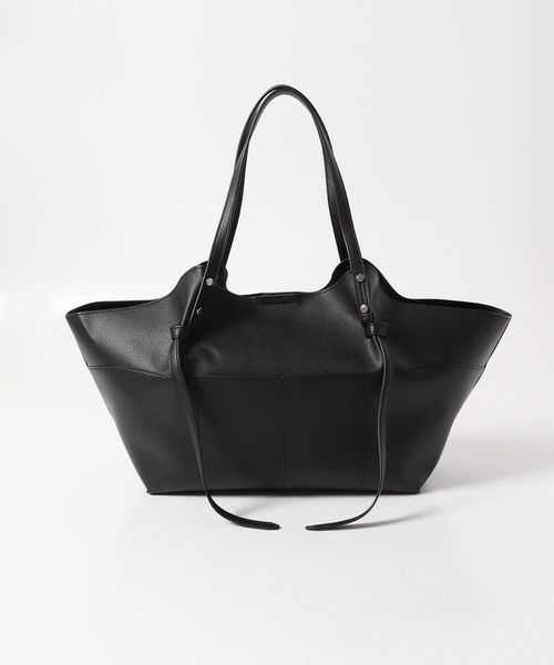 SENSE OF PLACE by URBAN RESEARCH(センスオブプレイスバイアーバンリサーチ)の「アウトポケットトートバッグ(トートバッグ・レディース・アイボリー/ブラック/ベージュ・ONE)」の9枚目の写真