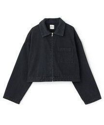 LUKU nari（ルクナーリ）の「デニムZIPジャケット（デニムジャケット）」