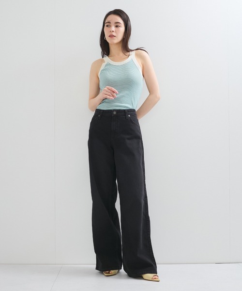 GUESS JEANS（ゲスジーンズ）の「【GUESS(ゲス)】WIDE LEG/デニム ワイドジーンズ（デニムパンツ・レディース・ブルー系その他6/ブルー系その他2/ブラック系その他2・L/S/M）」の7枚目の写真