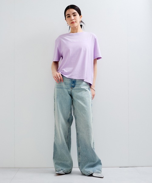 GUESS JEANS（ゲスジーンズ）の「【GUESS(ゲス)】WIDE LEG/デニム ワイドジーンズ（デニムパンツ・レディース・ブルー系その他6/ブルー系その他2/ブラック系その他2・L/S/M）」の8枚目の写真