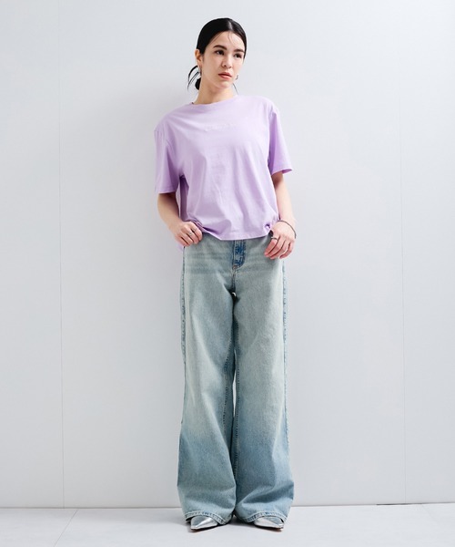 GUESS JEANS（ゲスジーンズ）の「【GUESS(ゲス)】WIDE LEG/デニム ワイドジーンズ（デニムパンツ・レディース・ブルー系その他6/ブルー系その他2/ブラック系その他2・L/S/M）」の9枚目の写真