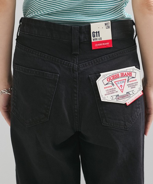 GUESS JEANS（ゲスジーンズ）の「【GUESS(ゲス)】WIDE LEG/デニム ワイドジーンズ（デニムパンツ・レディース・ブルー系その他6/ブルー系その他2/ブラック系その他2・L/S/M）」の14枚目の写真