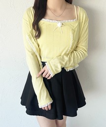 apres jour(アプレジュール)のフリルカーデアンサンブル(アンサンブル)