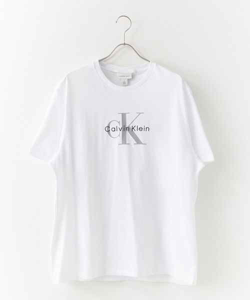 Calvin Klein（カルバン・クライン）の「Calvin Klein/カルバンクライン SS HERO MONOLOGO TEE 20S 半袖Tシャツ プリントTシャツ ロゴT クルーネック メンズ レディース 2026年 夏  夏服（Tシャツ/カットソー・メンズ・ホワイト/ブラック・XL/L/M/S）」の20枚目の写真